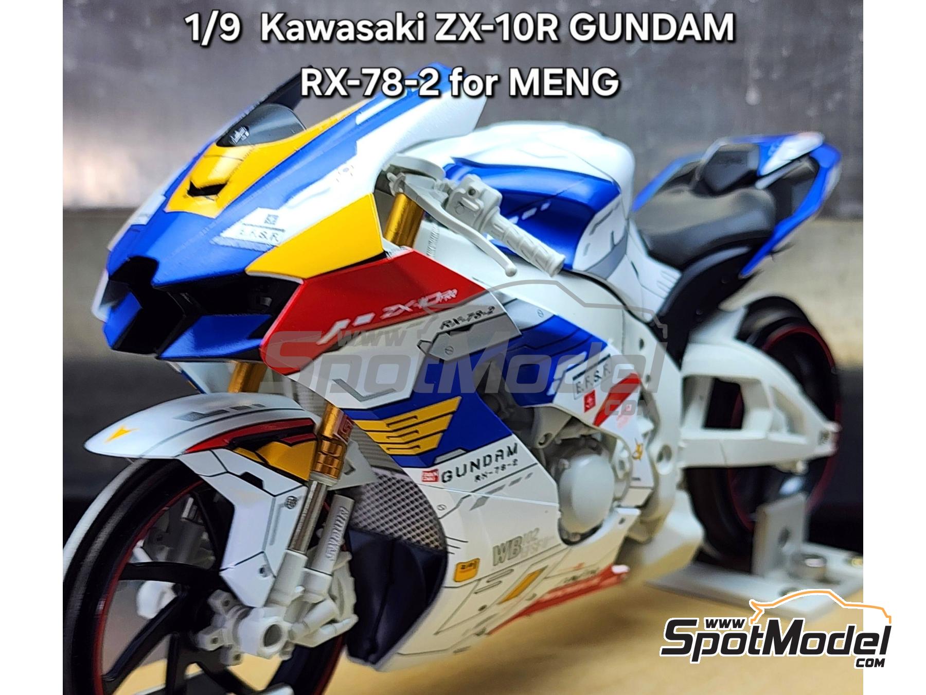 Khaled Models MS054: Marking / livery 1/9 scale - Kawasaki ZX-10RR